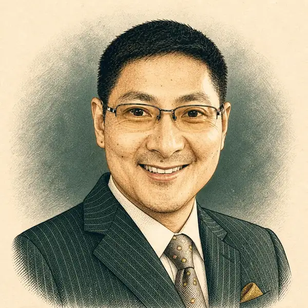 Illustrated portrait of Jing Zheng, Licensed Real Estate Salesperson at Win Morrison Realty