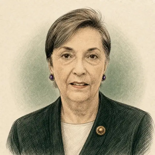 Illustrated portrait of Mary Ann Schultz, Licensed Real Estate Salesperson at Win Morrison Realty