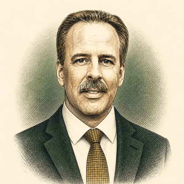 Illustrated portrait of Michael Crocitto, Licensed Real Estate Salesperson at Win Morrison Realty
