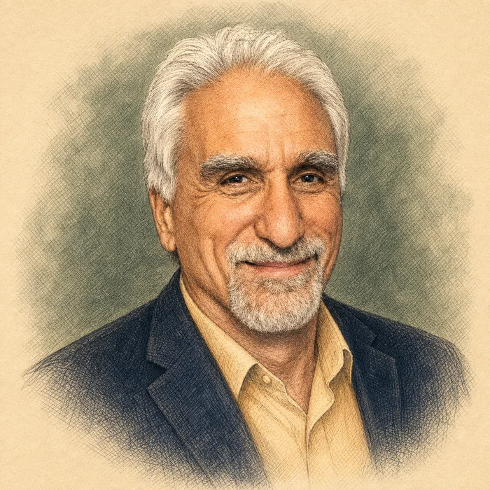 Illustrated portrait of Carl Frankel, Licensed Associate Real Estate Broker at Win Morrison Realty